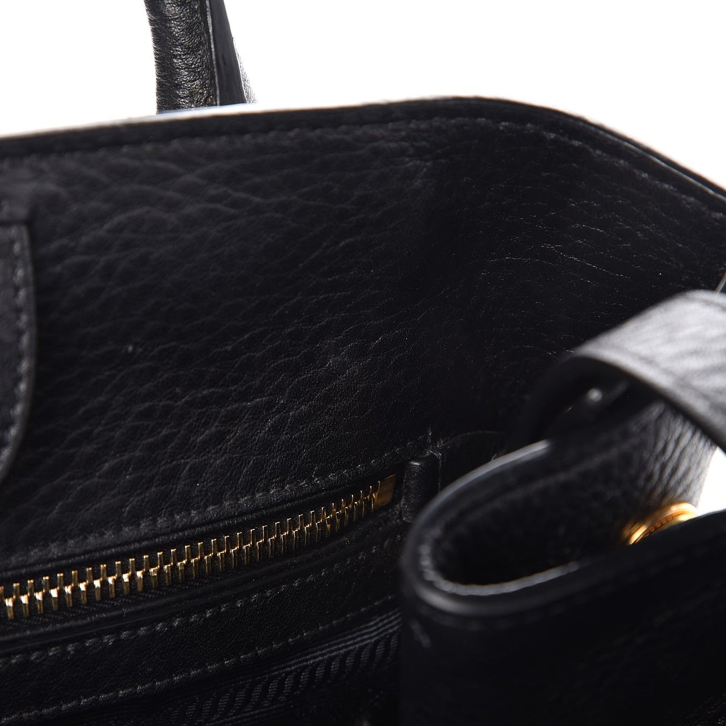Vitello Daino Shopping Tote Nero Black
