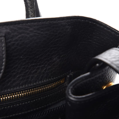 Prada Vitello Daino Shopping Tote Nero Black 5 of 10