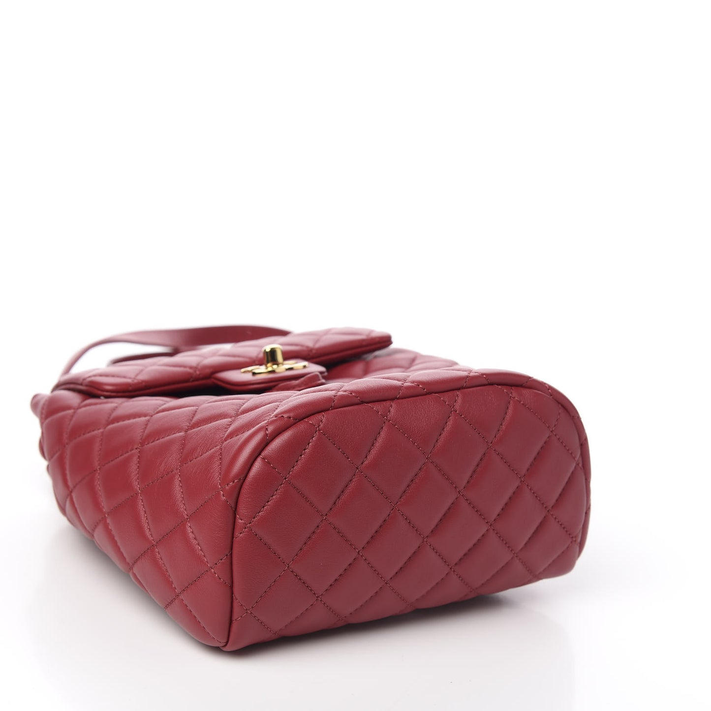 Calfskin Quilted Mini Urban Spirit Backpack Red