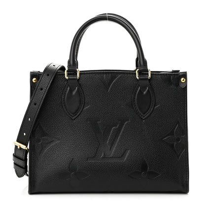 Louis Vuitton Empreinte Monogram Giant Onthego PM Black 1 of 9