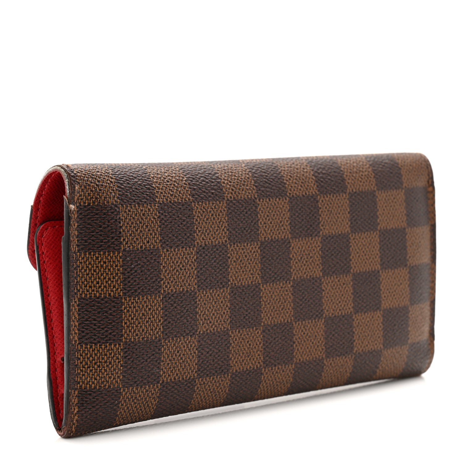 Louis Vuitton Damier Ebene Josephine Wallet Red 4 of 12
