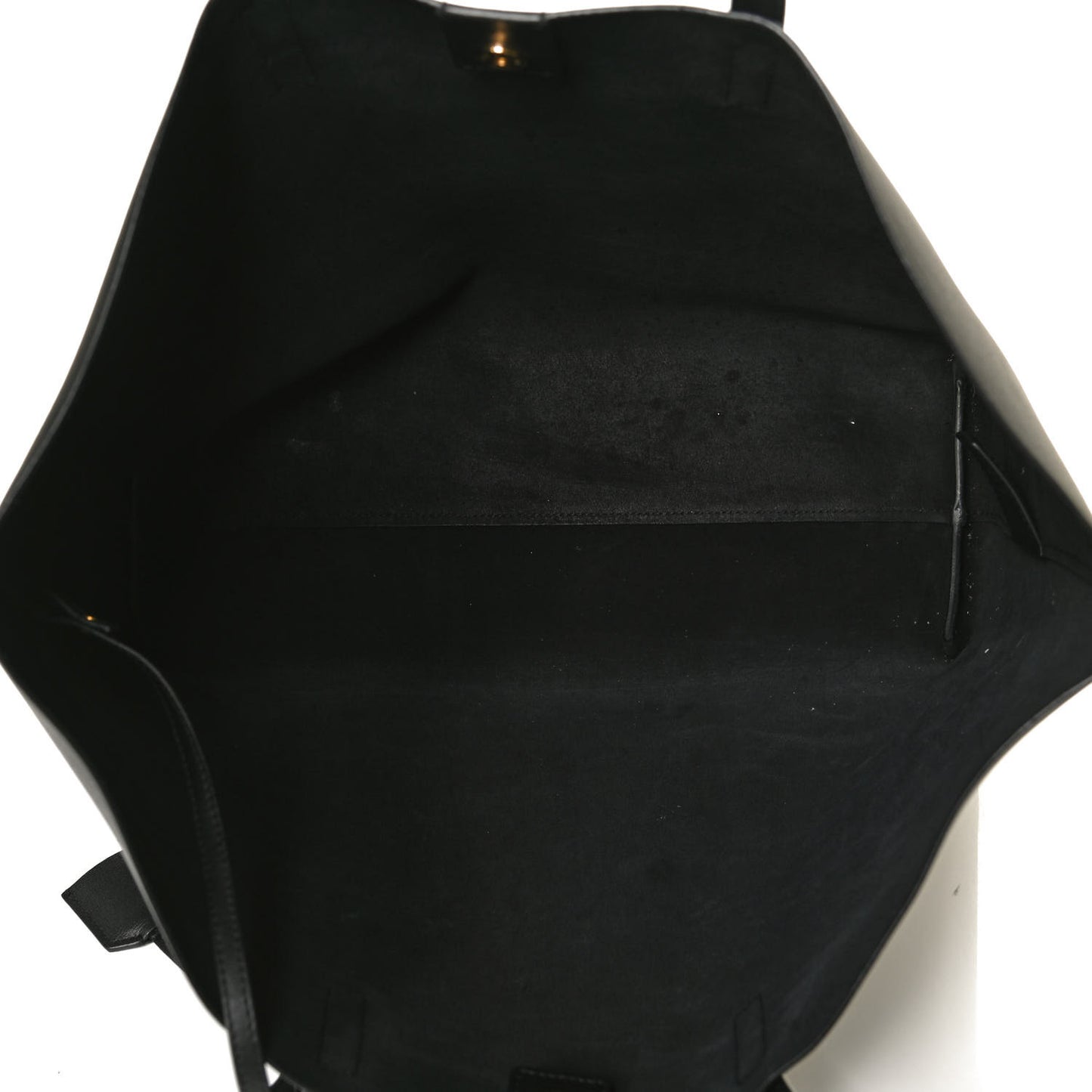 Calfskin Large Shopping Tote Black