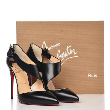 Christian Louboutin Shiny Nappa Sharpeta 100 Pumps 40 Black 10 of 10