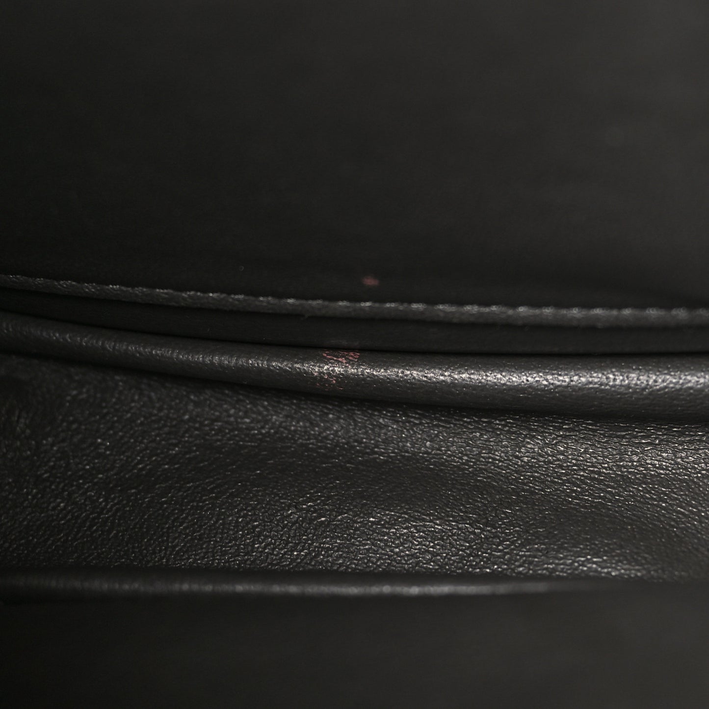 Lambskin Quilted Jumbo Double Flap Dark Grey