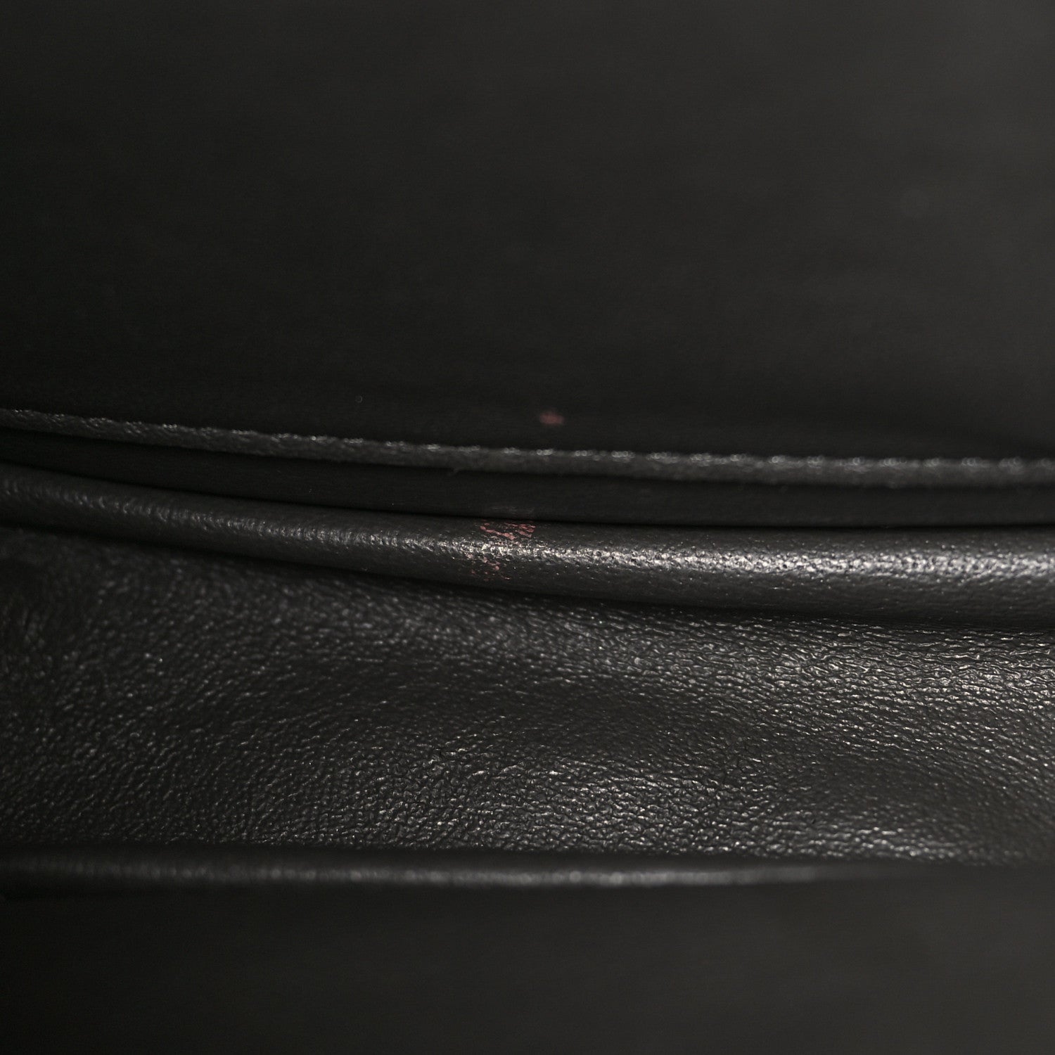 Chanel Lambskin Quilted Jumbo Double Flap Dark Grey 12 of 13
