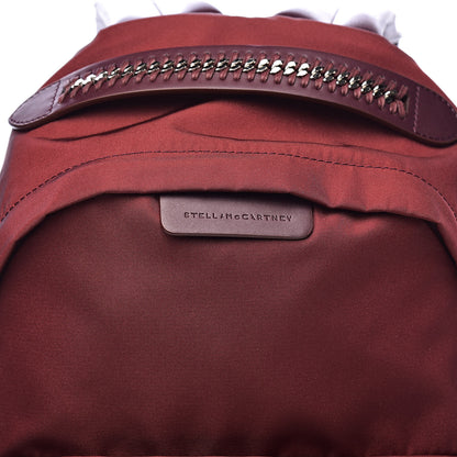 Stella McCartney Nylon GO Backpack Burgundy 7 of 10