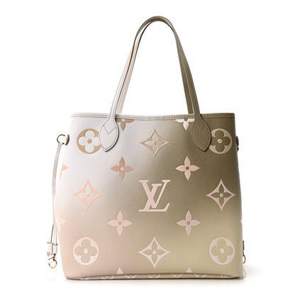 Louis Vuitton Monogram Giant Spring In The City Neverfull MM Sunset Kaki 1 of 10