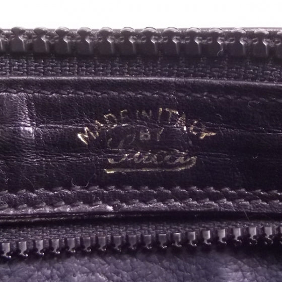 Gucci Vintage Leather Signature Shoulder Bag 8 of 9