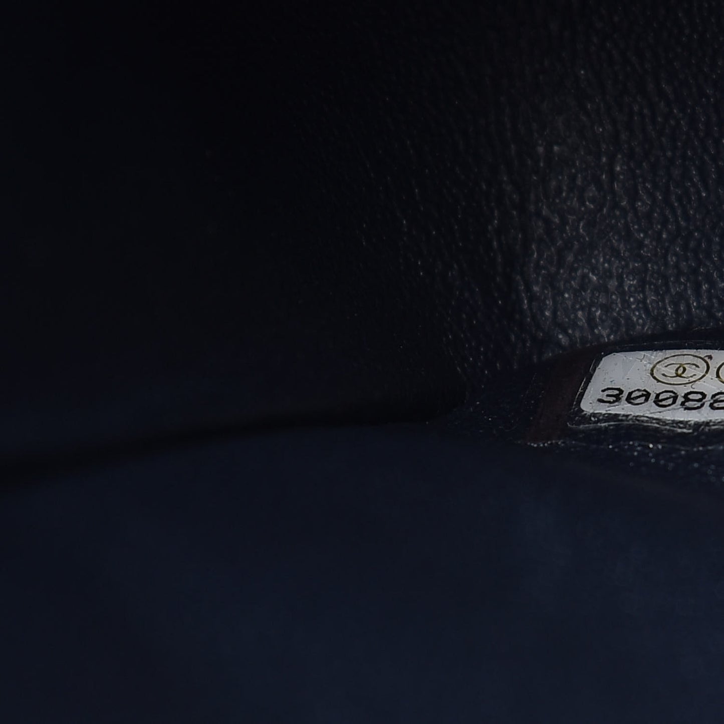 Caviar Quilted Medium Double Flap Navy