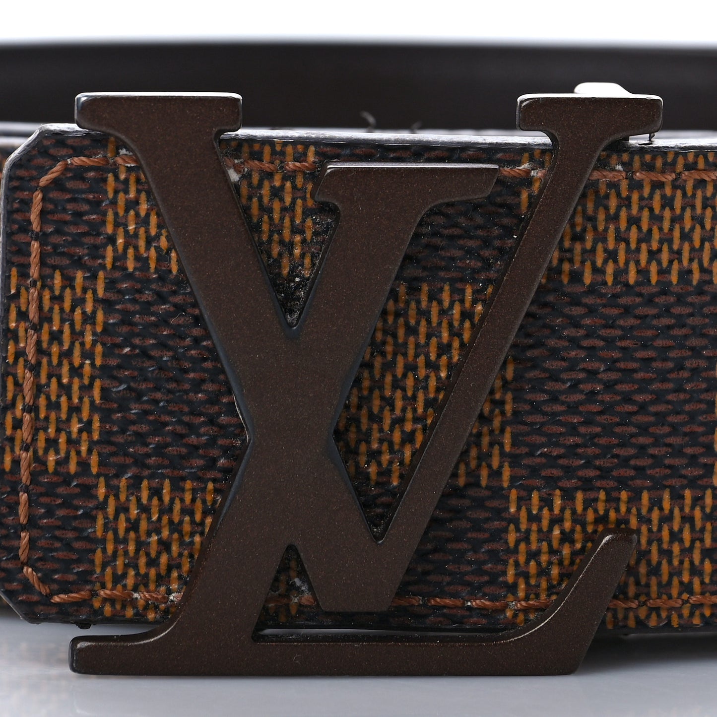 Damier Ebene 40mm LV Initiales Belt 85 34