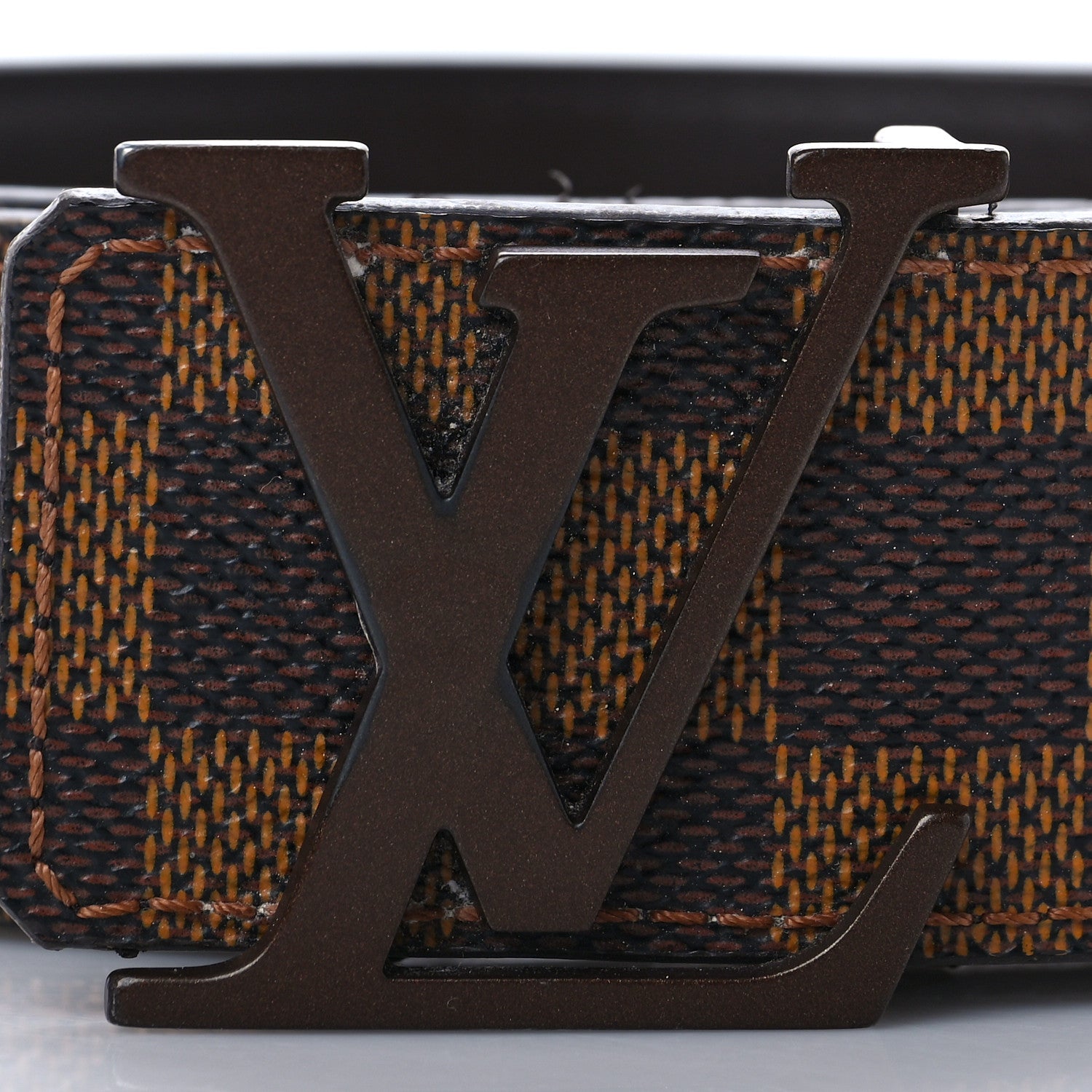 Louis Vuitton Damier Ebene 40mm LV Initiales Belt 85 34 8 of 8