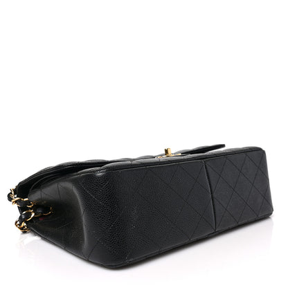 Chanel Caviar Quilted Jumbo Double Flap Black 4 of 9