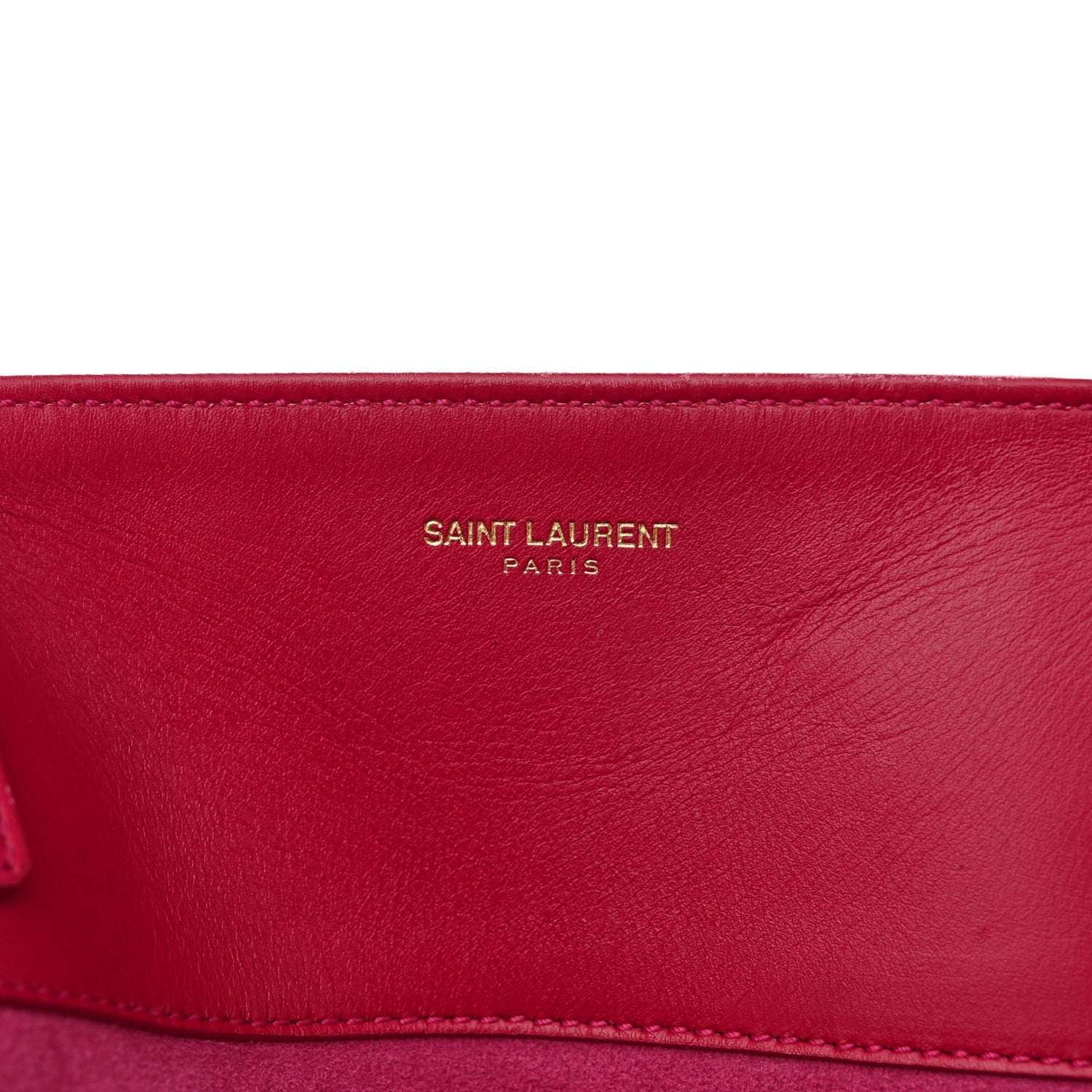 Saint Laurent Calfskin Suede Reversible East West Shopping Tote Pink 10 of 23