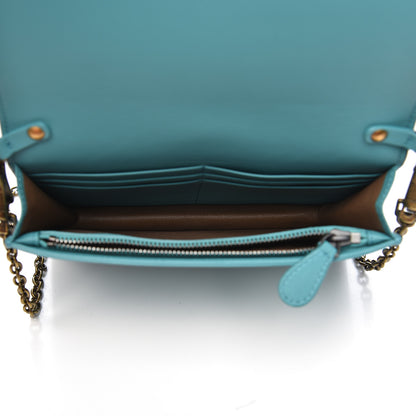 Bottega Veneta Nappa Intrecciato Crossbody Bag Atlantic Aqua 5 of 9