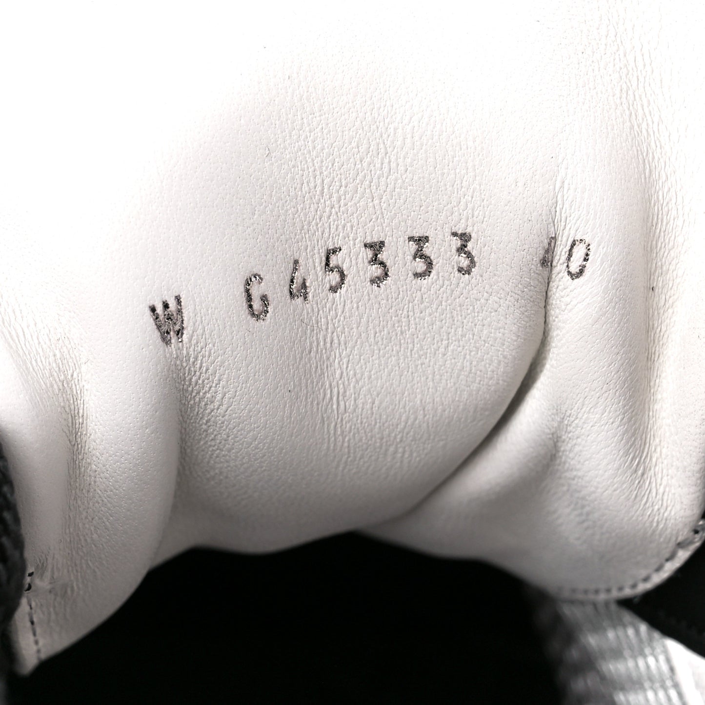 Calfskin CC Sneakers 40 Black