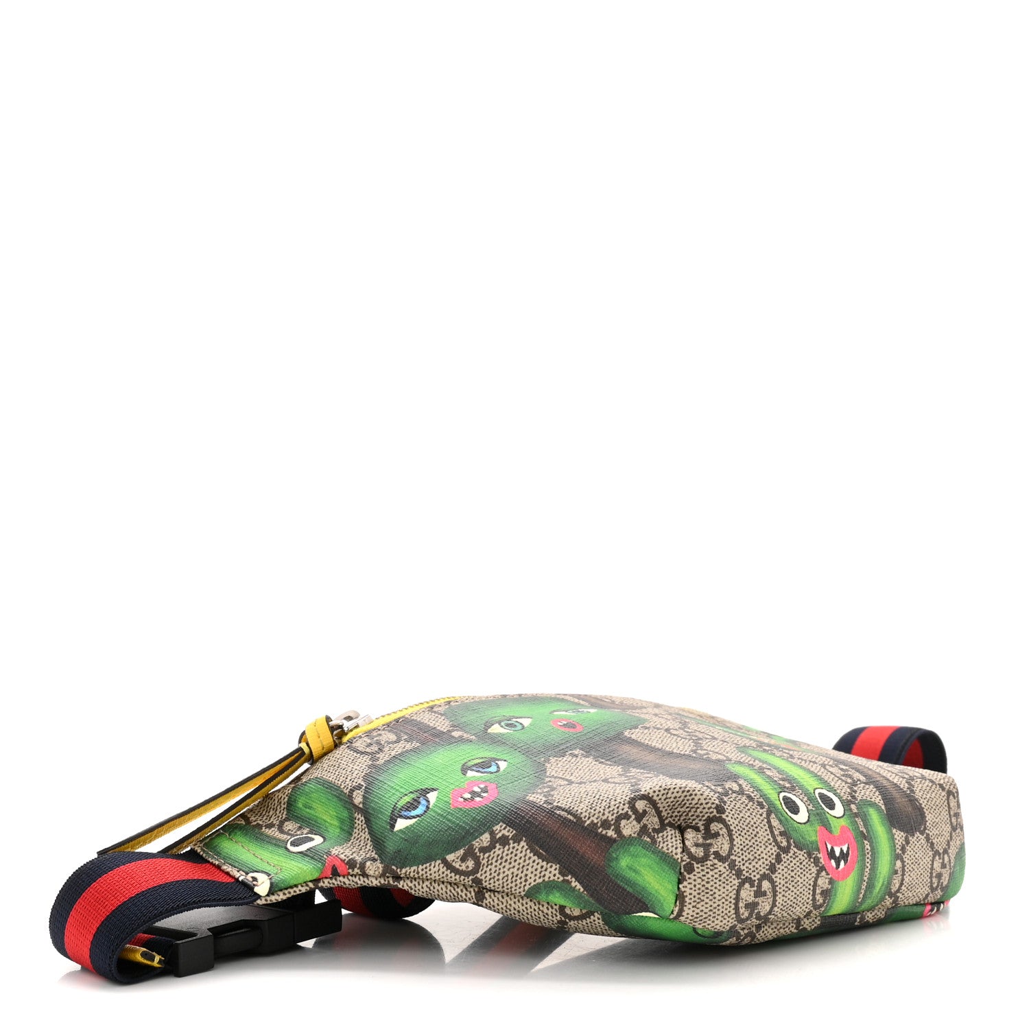 Gucci GG Supreme Monogram Smiling Plants Childrens Belt Bag Multicolor 4 of 11