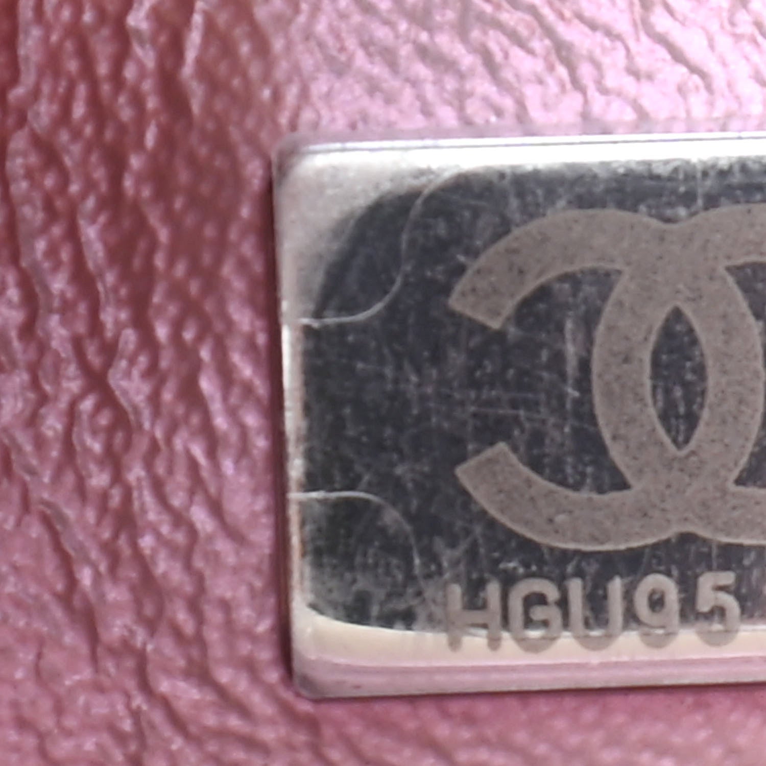 Chanel Iridescent Calfskin Quilted Mini Rectangular Flap Pink 6 of 8