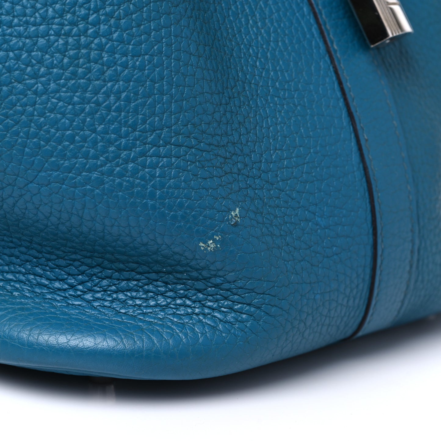 Taurillon Clemence Picotin Lock 26 GM Turquoise
