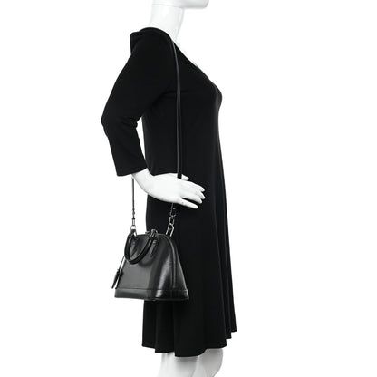 Louis Vuitton Epi Alma BB Black 2 of 16