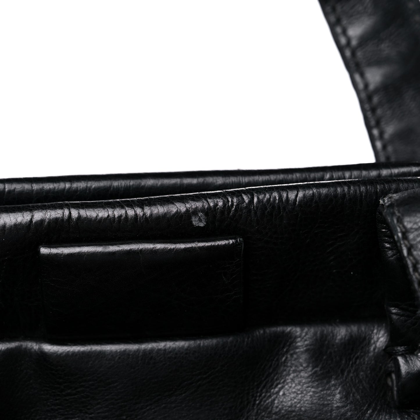 Vitello Lux Satchel Black
