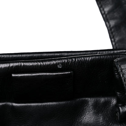 Miu Miu Vitello Lux Satchel Black 19 of 21