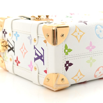 Louis Vuitton LV x TM Cowhide Monogram Multicolor Side Trunk MM White 8 of 9