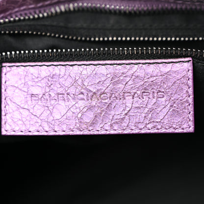 Balenciaga Agneau Classic Hardware City Metallic Purple 6 of 10