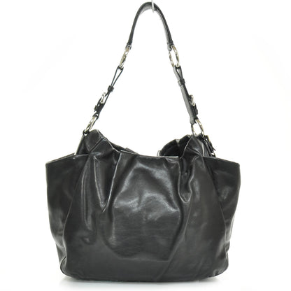 Prada Soft Calf Pleated Hobo Nero Black 4 of 10