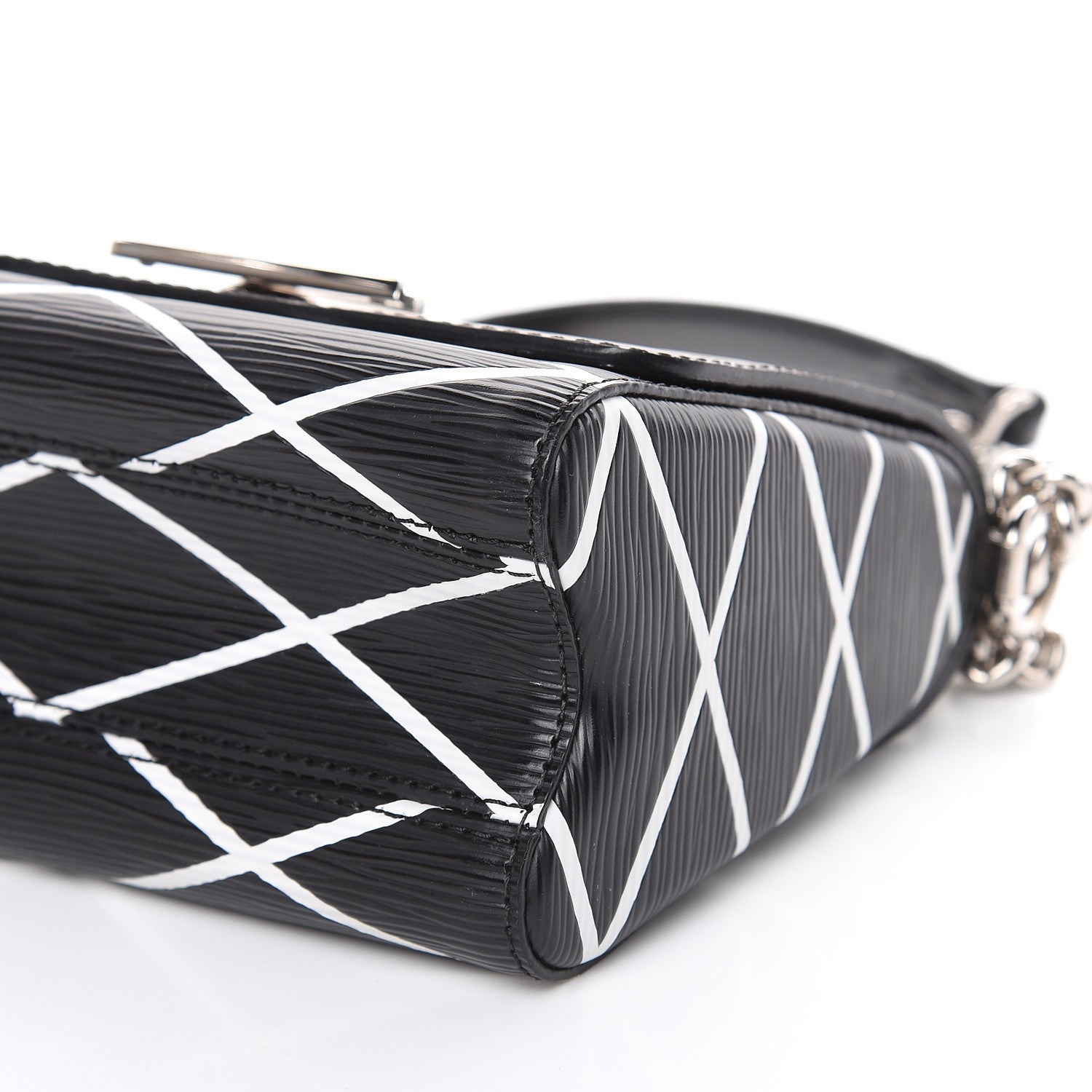 Louis Vuitton Epi Malletage Twist Shoulder Bag PM Black 8 of 11