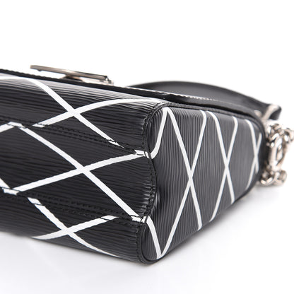 Louis Vuitton Epi Malletage Twist Shoulder Bag PM Black 8 of 11