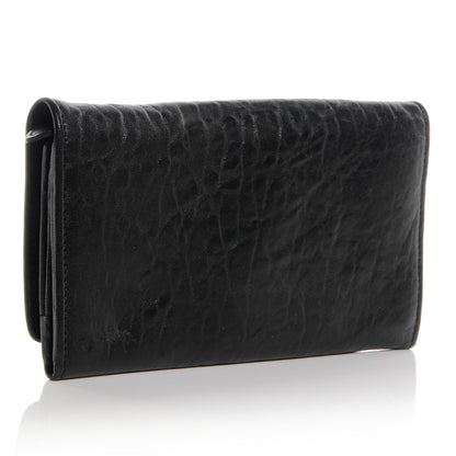 Balenciaga Chevre Money Wallet Black 3 of 9