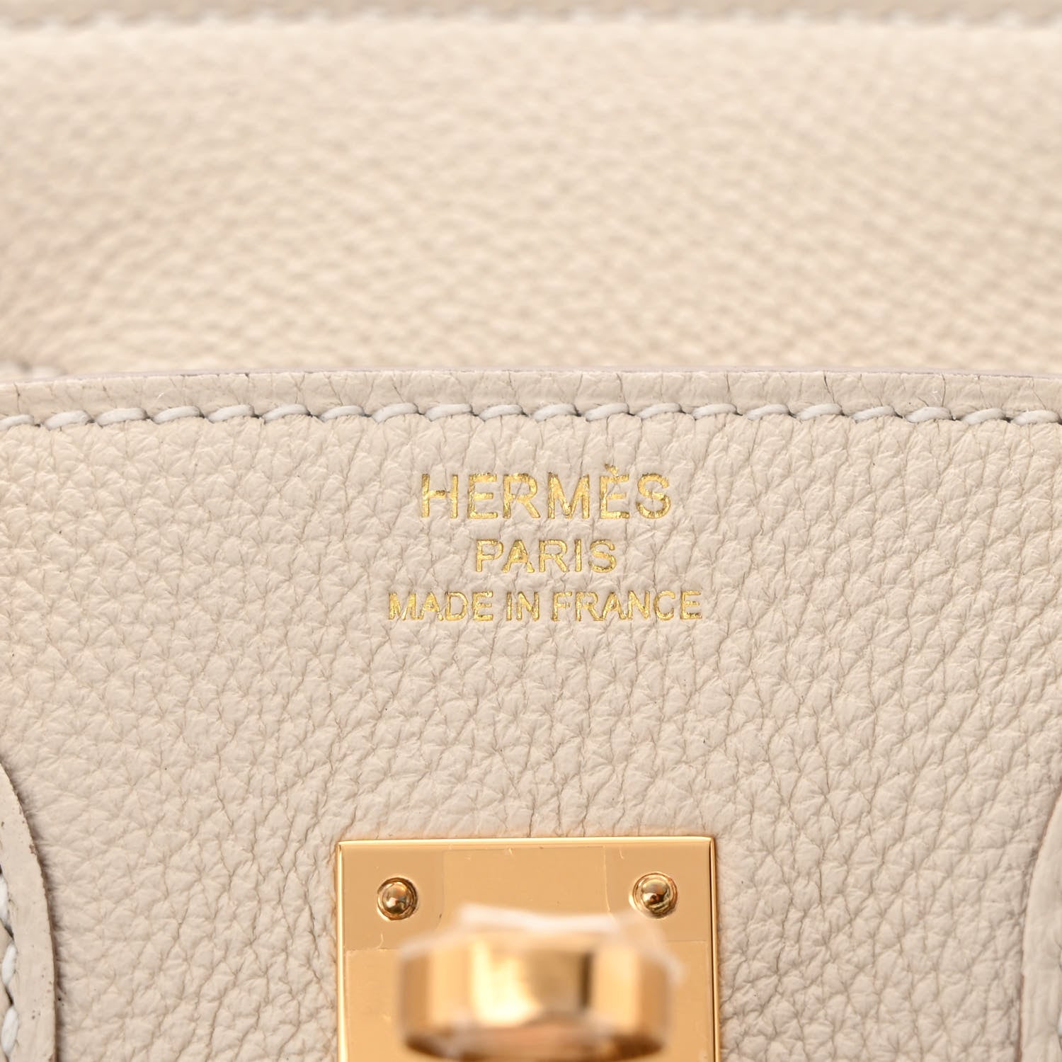 Hermes Togo Birkin 25 Craie 6 of 11