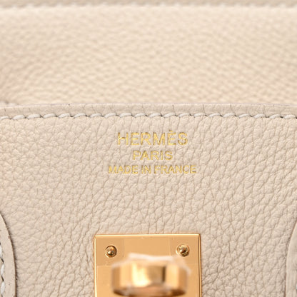 Hermes Togo Birkin 25 Craie 6 of 11