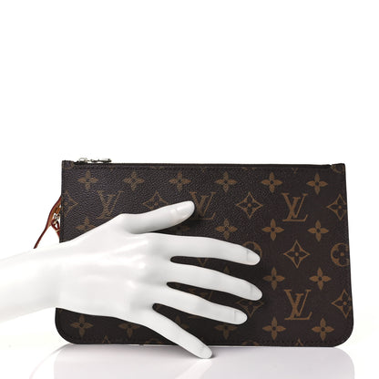 Louis Vuitton Monogram Neverfull MM GM Pochette 2 of 8