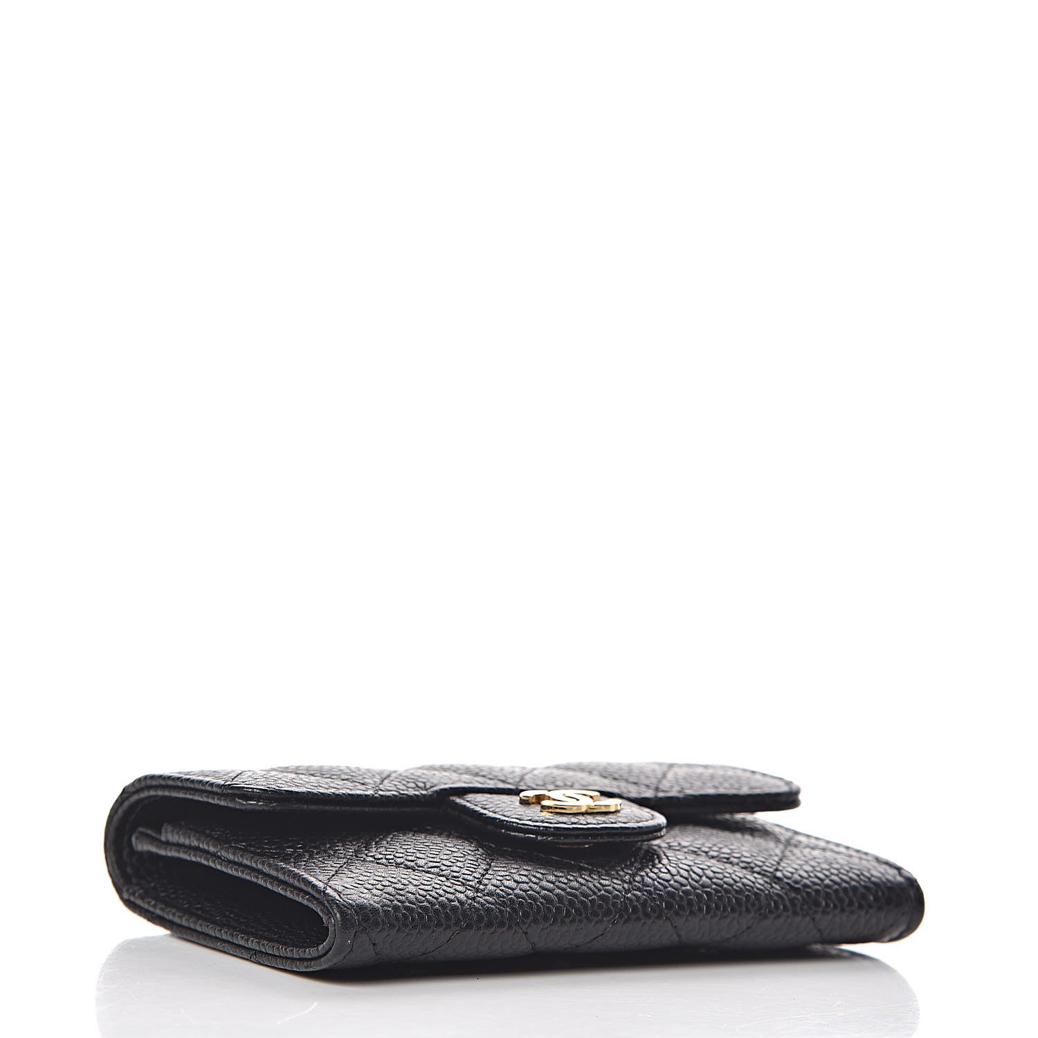 Chanel Caviar Quilted Flap Card Holder Black 4 of 9