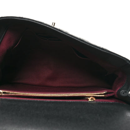 Chanel Caviar Quilted Medium Coco Handle Flap Black 5 of 10