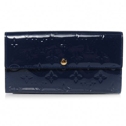 Louis Vuitton Vernis Sarah Wallet Grand Blue 1 of 7