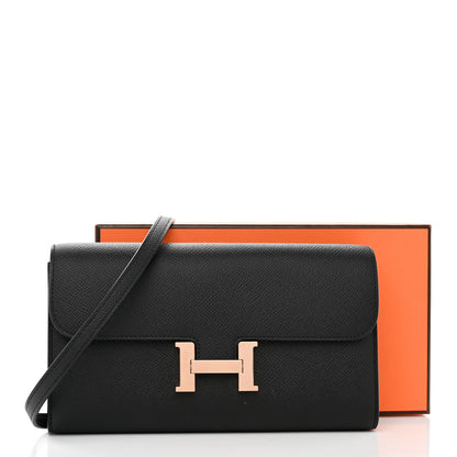 Hermes Epsom Constance Wallet To Go Black 14 of 14
