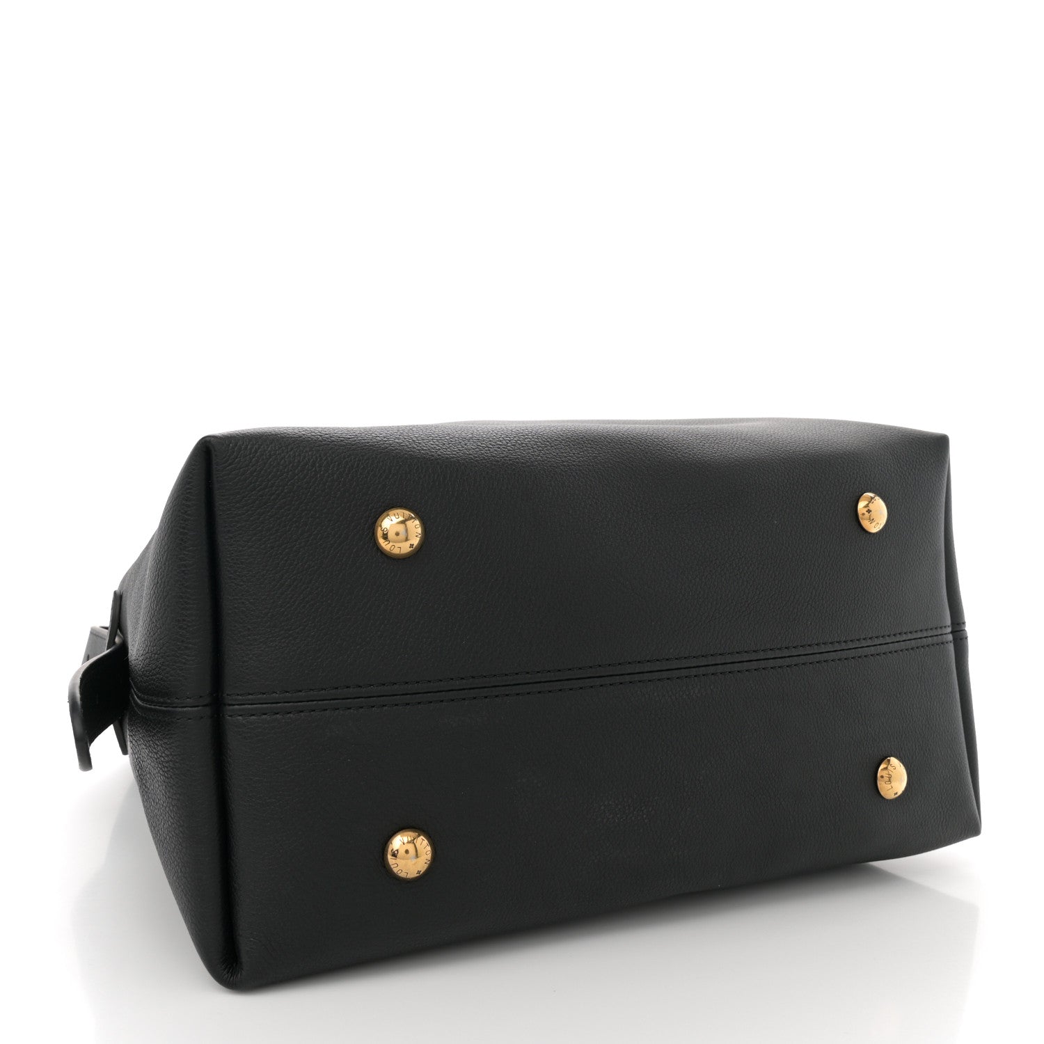 Louis Vuitton Grained Calfskin Low Key Hobo MM Black 5 of 10