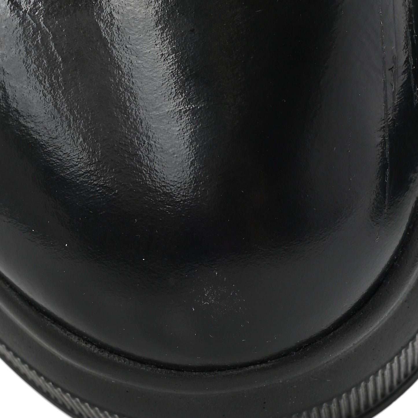 Patent Calfskin Quilted Womens High Top Sneakers 40.5 Black