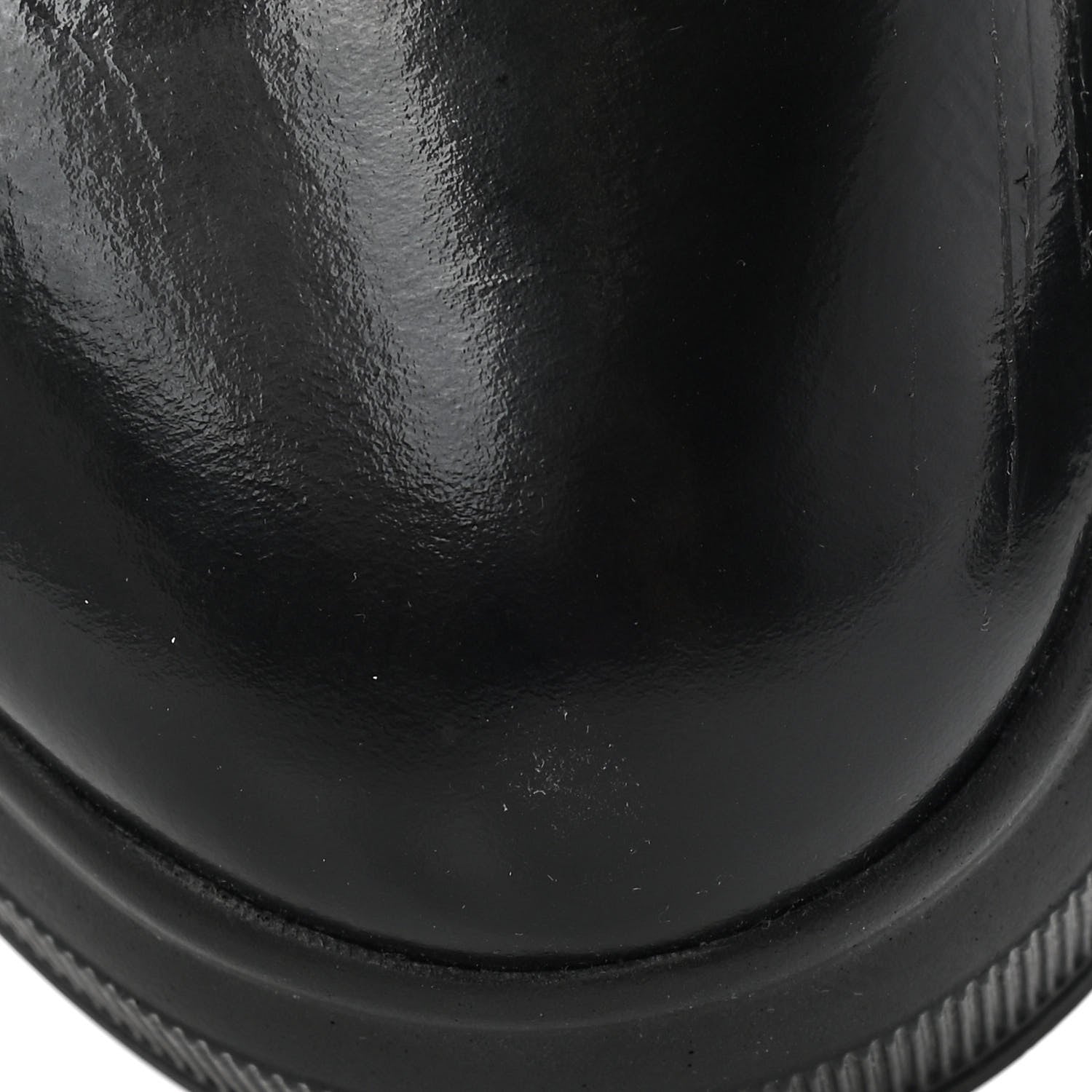 Chanel Patent Calfskin Quilted Womens High Top Sneakers 40.5 Black 10 of 11
