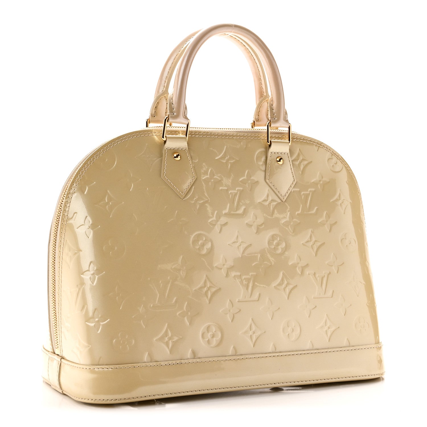 Louis Vuitton Vernis Alma PM Blanc Corail 3 of 10