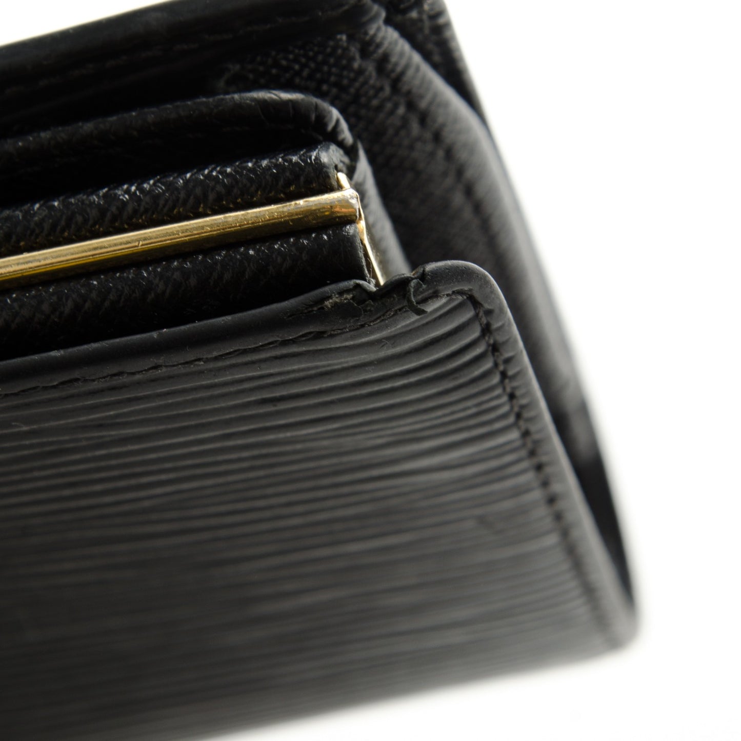 Epi French Purse Wallet Black