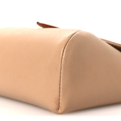 Louis Vuitton Lambskin Pouch Beige 9 of 13