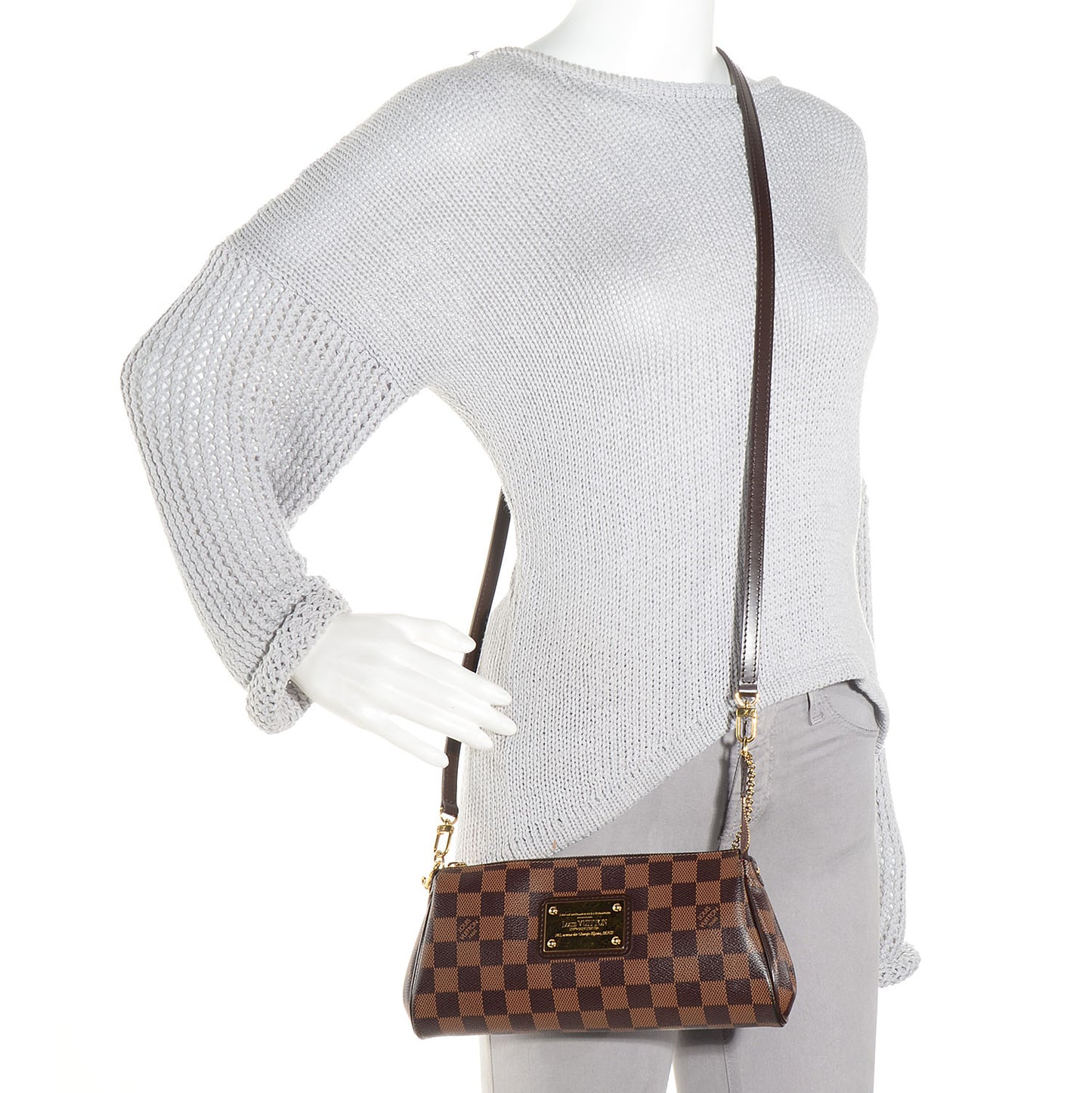 Damier Ebene Eva Clutch