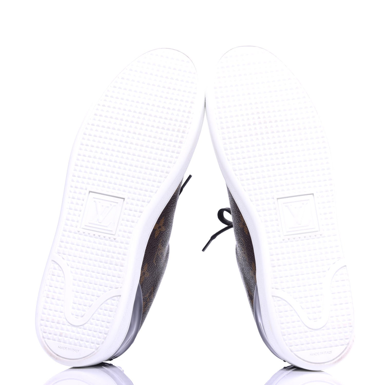 Louis Vuitton Patent Monogram Frontrow Sneakers 41 5 of 10