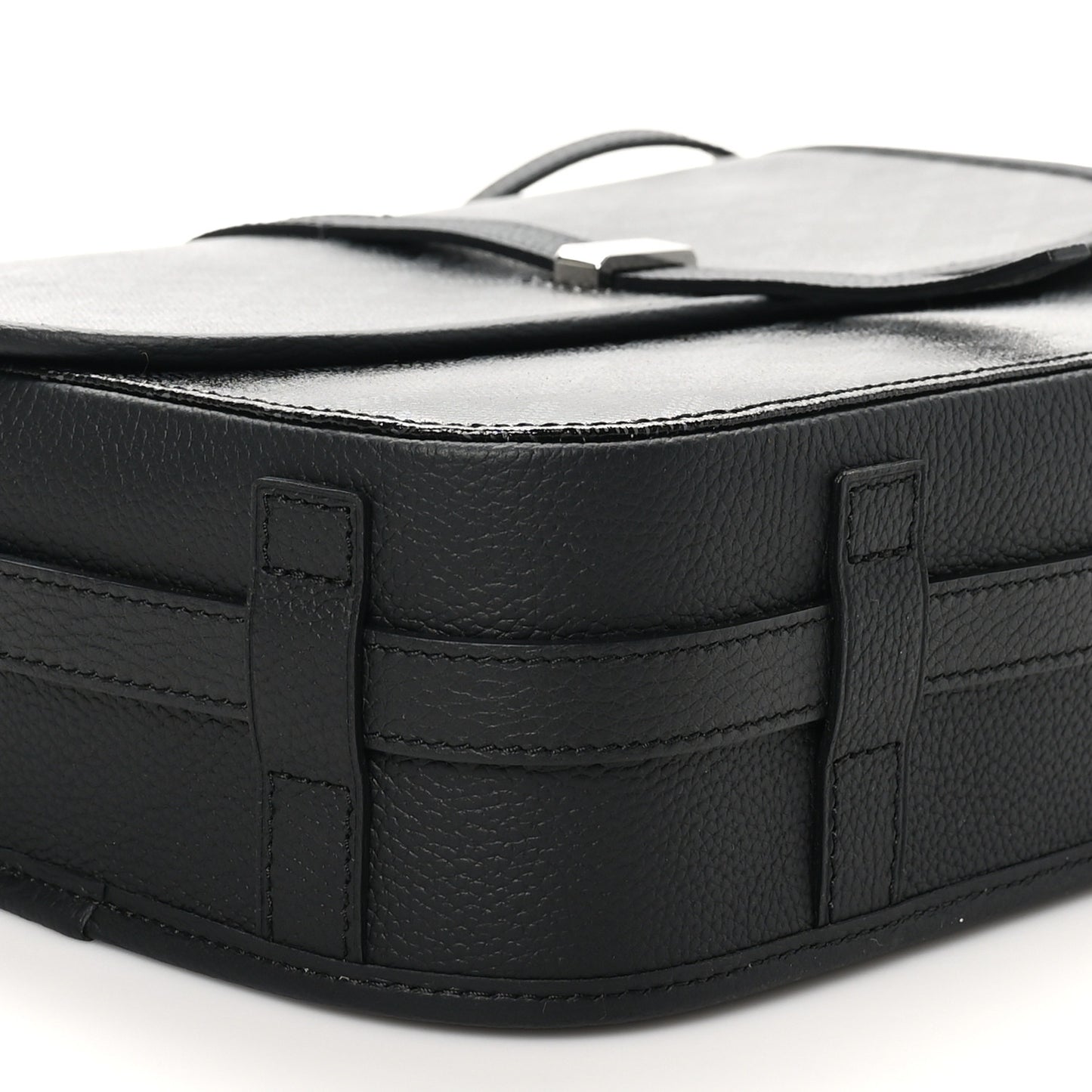 Goyardine Belvedere II MM Messenger Bag Jet Black