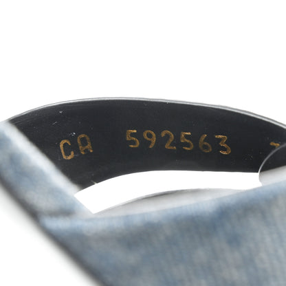 Saint Laurent Denim Tribute 05 Slide Sandals 35 Deep Navy Jeans 6 of 11