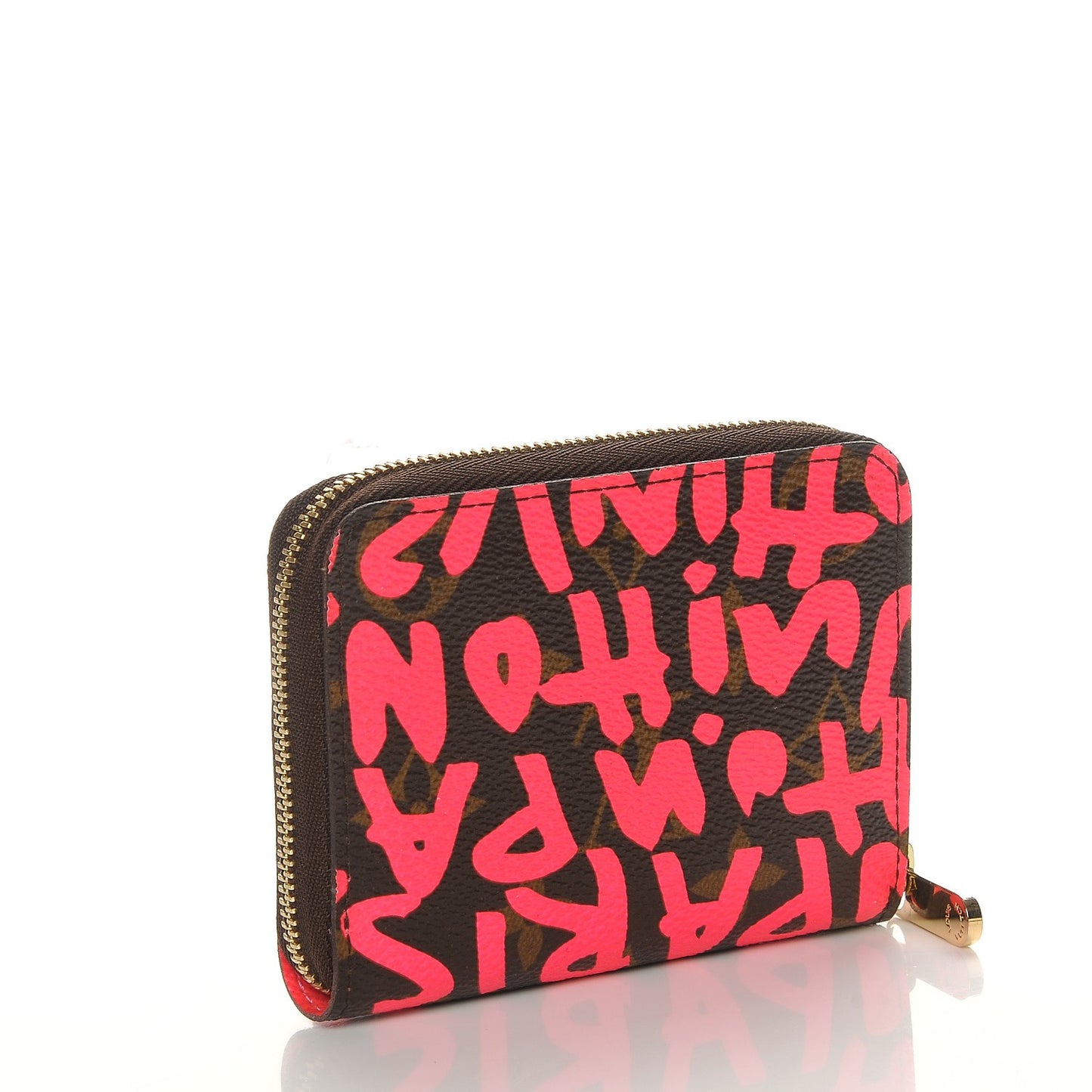 Monogram Graffiti Zippy Coin Purse Fuchsia