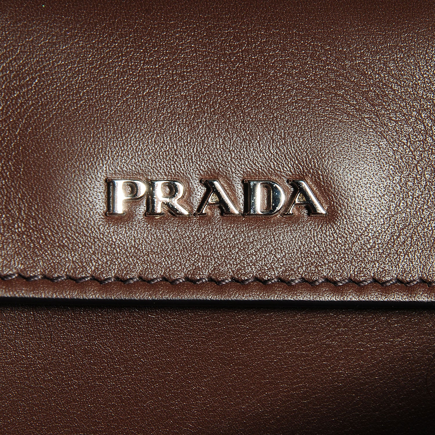 Prada City Calf Double Bag Cacao 7 of 11